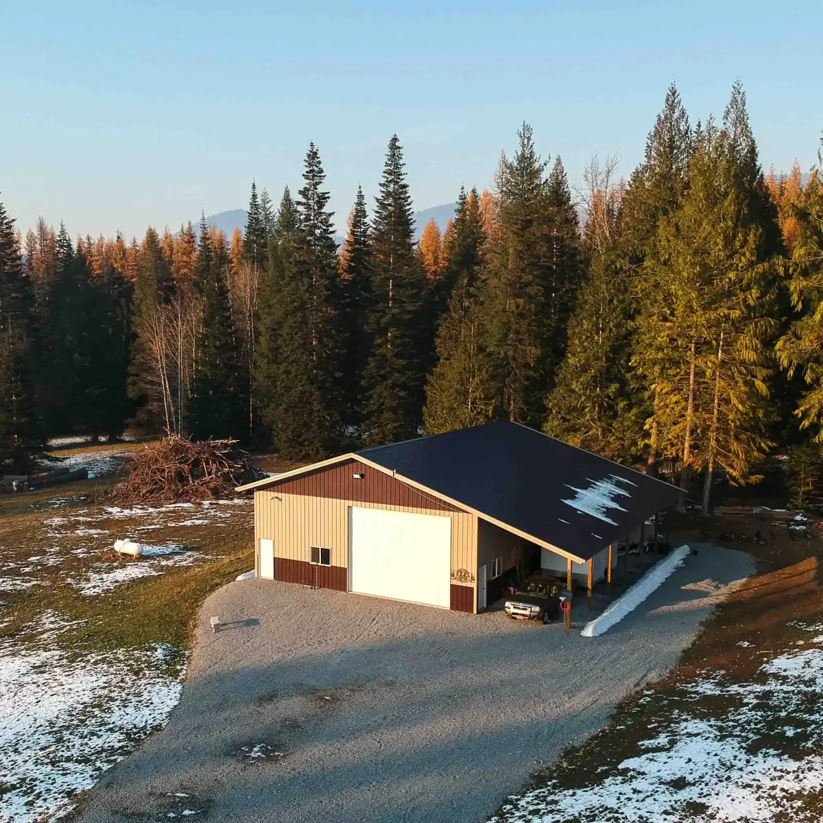 Another gorgeous custom pole building. We love what we do. This one was constructed in 2023